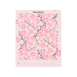 日本の肯定とやる気を起こさせる花 メタルプリント