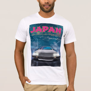 日本の自動車旅行ポスター Tシャツ