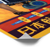 日本の航空輸送ヴィンテージのポスター1930 ポスター (角)