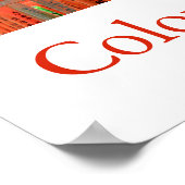 日本の色彩(赤・朱) ポスター (角)