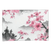 日本の花景色デザイン 枕カバー (正面右)