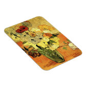 日本の花瓶、バラ、アネモネスby Vincent van ゴッホ マグネット (右側)