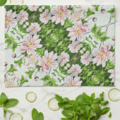 日本の花 –  キッチンタオル (折り畳み)