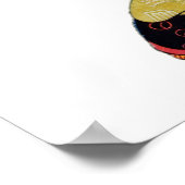 日本の芸者アジアのウォールアート ポスター (角)