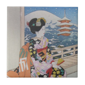 日本の芸者タイル タイル