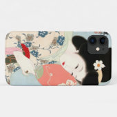 日本の芸者レディーアート Case-Mate iPhoneケース (裏面(横))