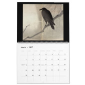 日本の芸術 – 動物巻2 カレンダー (3月 2027)