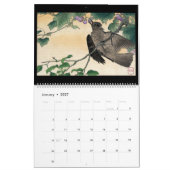 日本の芸術 – 動物巻2 カレンダー (1月 2027)