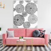 日本の菊 キャンバスプリント (インサイチュ (リビング))