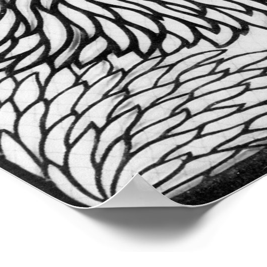 日本の菊 ポスター (角)