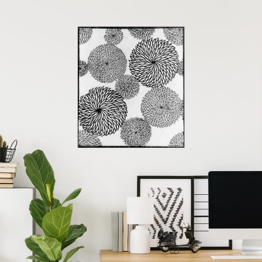 日本の菊 ポスター (ホームオフィス)