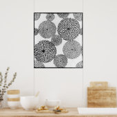 日本の菊 ポスター (キッチン)