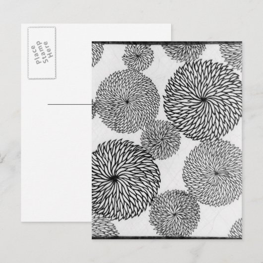 日本の菊 ポストカード (正面/裏面)