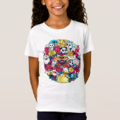 日本の落書きアート Tシャツ (正面)
