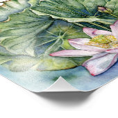 日本の蓮の花 フォトプリント            (角)