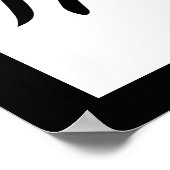 日本の虎の漢字 – Tora ポスター (角)