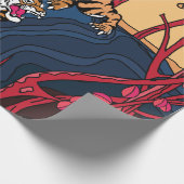 日本の虎 ラッピングペーパー (角)