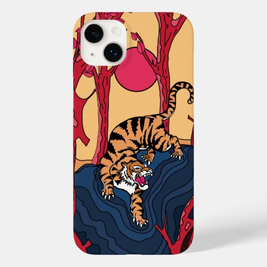 日本の虎 Case-Mate iPhoneケース (裏面)