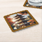 「日本の調和」 ペーパーコースター (アングル)