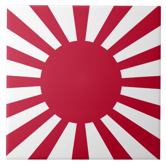 日本の軍旗 タイル (正面)