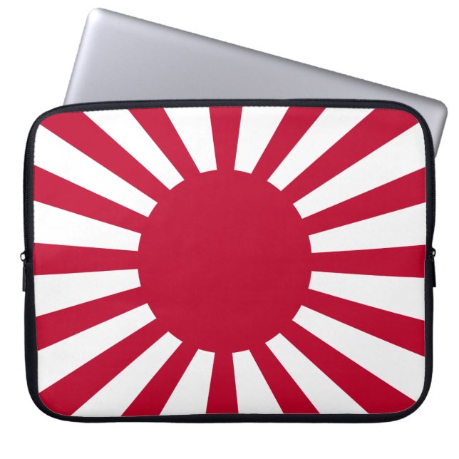 日本の軍旗 ラップトップスリーブ (正面)