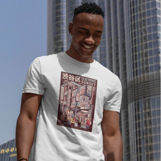 日本の通り Tシャツ