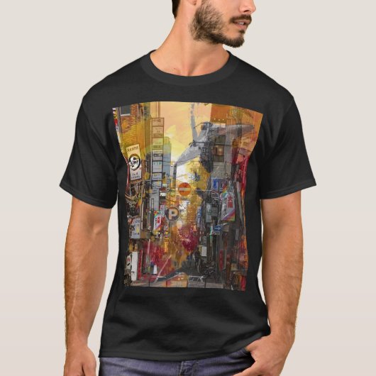 日本の過去と現在 Tシャツ (正面)