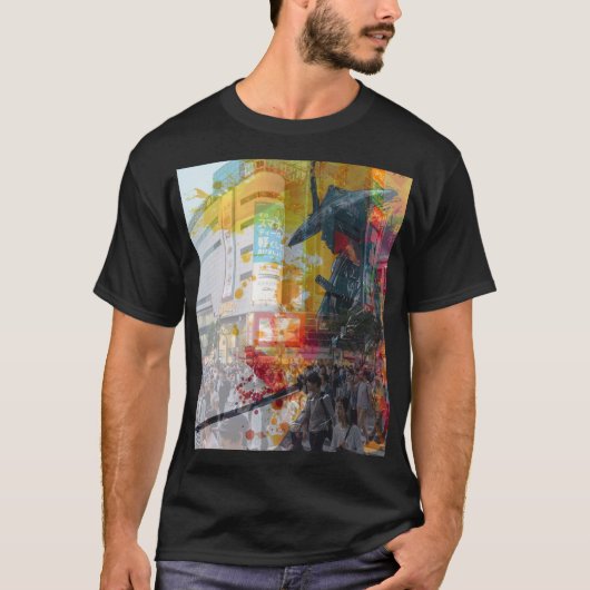 日本の過去と現在 Tシャツ (正面)