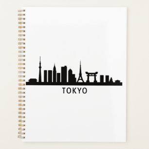 日本の都市景観の旅 東京スカイラインのシルエット プランナー手帳