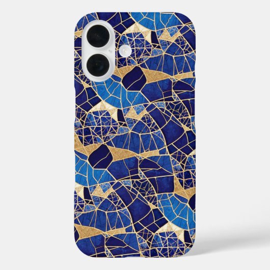 日本の錦次金ゴールド模様カバー Case-Mate iPhoneケース (裏面)