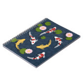 日本の錦鯉の池 2 ノートブック (左側)