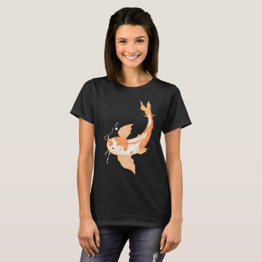 日本の錦鯉 Tシャツ (正面フル)