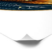 日本の陰陽記号コイ魚 ポスター (コーナー)