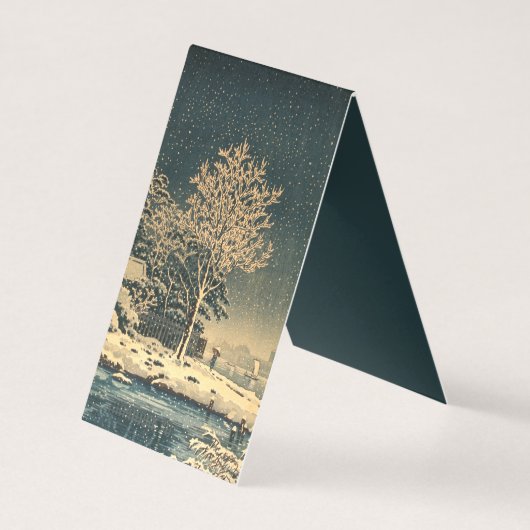 日本の隅田川の冬の日 (正面)