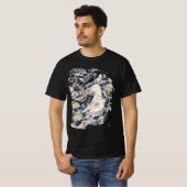 日本の雪女の芸術 | 着物の冬の妖怪 Tシャツ (正面フル)