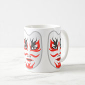 日本の面 コーヒーマグカップ (正面右)