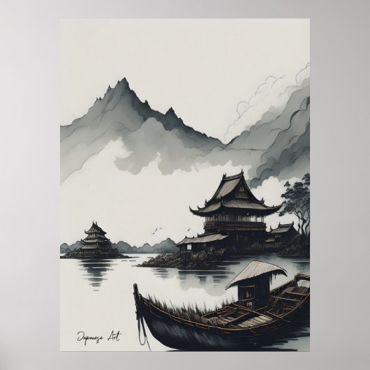 日本の音色を抑えた：インクの美しいを明らかにする ポスター (正面)