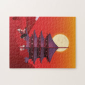 日本の風景旅行マンガ ジグソーパズル (横)