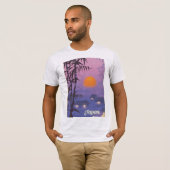 日本の風景 日没 Tシャツ (正面フル)