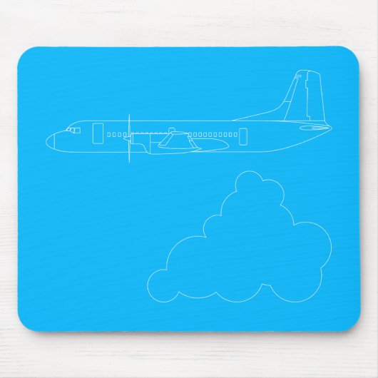 日本の飛行機"YS-11" マウスパッド (正面)