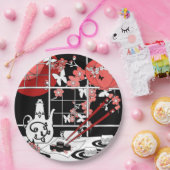 日本の食 ペーパープレート (パーティー)