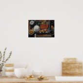 日本の食 ポスター (キッチン)