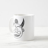 日本の鬼 コーヒーマグカップ (正面左)