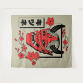 日本の魔 タペストリー (正面(横))