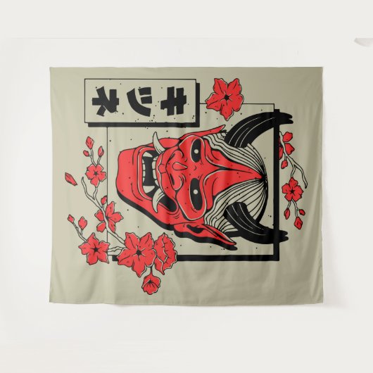 日本の魔 タペストリー (正面(横))