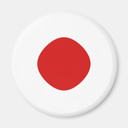 日本の魚眼フラグマグネット マグネット (正面)