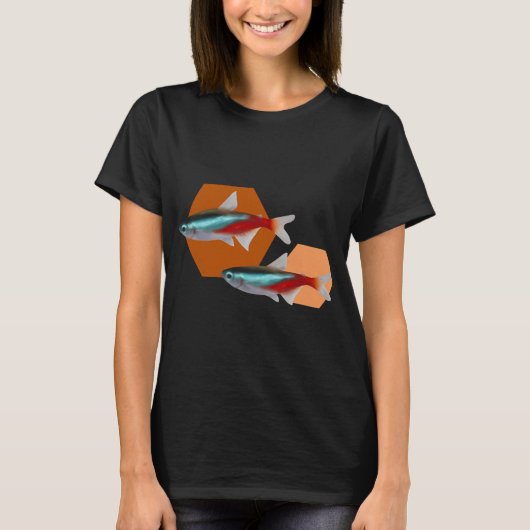 日本の魚 Tシャツ (正面)