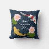 日本の鯉の池 クッション (正面)