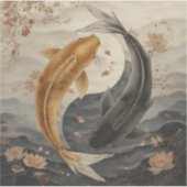 日本の鯉の絵画コレクション シール (正面)