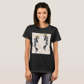 日本の鯉の魚柄 Tシャツ (正面フル)